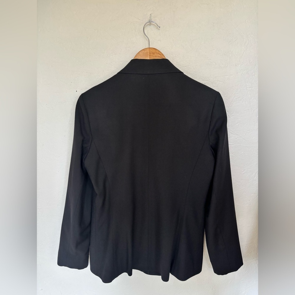Vintage Classic 100% Wool Black Blazer Jacket - Picture 9 of 13